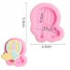Herramientas para Hornear Molde de Silicona para Fondant de Chocolate Decoración de Pasteles Zapatos Moño Botones de Letras Tridimensionales Decoración