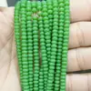Ábaco de cuentas de vidrio esmaltado multicolor, espaciador de cuentas planas de vidrio, imitación de jade, accesorios para joyería DIY, espaciador 4*2mm al por mayor
