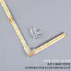 Lâmpada de baixa voltagem de 5mm de largura com 2 pinos e conector sem solda, lâmpada COB SMD monocromática com fecho de conector de cristal no atacado