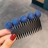 Artefato de acabamento de cabelo quebrado pente reverso testa franja pente de cabelo quebrado grampo de cabelo cabeça de verão das mulheres headwear cartão inserção de cabelo