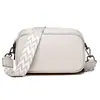 Bolso de Piel de Vaca de Primera Capa para Mujer 2025 Nueva Moda Bolso de Hombro Simple con Patrón de Lichi Bolso Cuadrado Pequeño Cruzado de Cuero Genuino de Gama Alta
