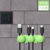 Organizador de Cables de Silicona para Escritorio, Almacenamiento de Cables, Clip Autoadhesivo para Cables de Datos, Clip Enrollador de Cables, Organizador de Cables de Alimentación con Forma de Hongo