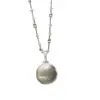 Accesorios de Collar Colgante de Cristal Blanco Transparente Natural para Mujer, Cadena para Clavícula con Diseño de Otoño e Invierno, Joyería de Cadena para el Cuello de Lujo Ligero de Nicho