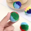 Pompons de Cashmere Arco-Íris Coloridos Mistos, Decorações de Chapéu Feitas à Mão, Materiais para Roupas, Acessórios de Vestuário, Acessórios para Brinquedos de Gatos