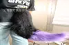 Orelha de besta de pelúcia grande feita à mão cauda de besta acessórios de joias para cosplay cauda de raposa Cauda de Lobo acessórios de cauda de gato