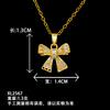 Colar feminino transfronteiriço europeu e americano colar de gota de água quente moda OL luz luxo nicho estilo high-end sem cor todos os acessórios combinados