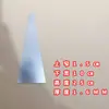 Espelho Trapézio de Kaleidoscópio Estrela de Belém Kaleidoscópio DIY Feito à Mão Materiais Experimento de Ciência Feito à Mão para o Jardim de Infância
