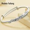 Pulseira Brincos Totem Étnico Retro Ding Long Feilong Phoenix Pulseira Exposição Venda Quente Pulseira com Relevo Dragão e Fênix