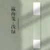 Eje colgante Zen en blanco rollo de caligrafía papel de arroz medio maduro pintura colgante china nueva montado al por mayor fábrica de impresión recto