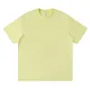 Camiseta Unisex de Manga Corta 220g Color Sólido Hombro Caído Tacto Frío Multicolor Cuello Redondo Manga Corta Camisa Cultural con Bordado y Letras