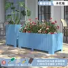 Caixa de Flores de Madeira Anticorrosiva para Varanda Externa, Calha Retangular para Flores de Pátio, Caixa de Plantio para Jardim, Vaso de Flores de Madeira Maciça, Paisagismo Externo