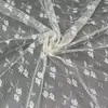 Tecido de Renda de Lírio-do-Vale de Poliéster, Acessórios de Vestuário Jacquard em Renda, Vestido de Casamento, Tecido para Vestido Infantil Lolita