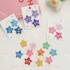 Pinza para el Cabello Estrella de Dopamina Transfronteriza Pinza para el Cabello de Estrella de Cinco Puntas Y2K de Niña Linda Pinza para Flequillo de Bebé Color Caramelo