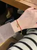 Pulsera Trenzada de Cuerda con Forma de Corazón y Calabaza de la Fortuna Tejida Auspiciosa para Mujer, Joyería de Diseño de Lujo Ligero de Nicho de Gama Alta