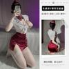 Uniforme de Secretaria Ol Cosplay Vestido Profesional Lencería Traje Sexy para Mujer Juego de Rol Azafata Vestido Bodycon Deseo Puro