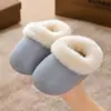 Paquete de Bebé Zapatillas de Algodón para Talón Niños EVA Impermeables Con Terciopelo Espeso Cálidas de Interior Invierno Bebé Niño Pequeño Ropa de Exterior Zapatos de Algodón