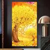 Pasillo puerta corrediza pasillo pasillo suerte pintura autoadhesiva árbol de la fortuna pegatinas decorativas impermeables autoadhesivas