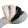 Diadema de Seda de Ala Ancha Simple para Primavera y Verano para Mujeres Nuevo Estilo 2025 Diadema Alta Versátil Diaria Elegante Accesorio para el Cabello