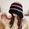 Gorro de lana para montar a caballo con correa y protección para las orejas, cálido, resistente al frío, para otoño e invierno, nuevo estilo