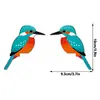Mz1051-1080 Transfronterizo 3D Colorido Pájaro de Madera Animal Pegatina para Esquina de Puerta Decoración del Hogar Pegatina para Esquina de Puerta Esquina de Ventana