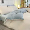 Fabricante Juego de Cuatro Piezas de Color Sólido Puro Juego de Cuatro Piezas Combinable de Doble Color Juego de Tres Piezas para Cama Venta al por Mayor