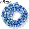 Diez Tipos de Cuentas Sueltas Redondas Cuadradas de Jade de 5x7 mm, Aproximadamente 56-58 Piezas, Joyería Semi-Terminada DIY, Directo del Fabricante