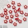 Recién Llegado Angkor Rojo Amor Estrella Lazo Accesorios de Joyería DIY Año Nuevo Accesorios para el Cabello Pasador Material Hecho a Mano