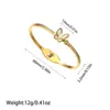 Pulsera de Acero de Titanio Mariposa de Verano Transfronteriza Europea y Americana Más Vendida, Versátil para el Viaje Diario, Chapada en Oro de 18 Quilates, No se Desvanece, Venta al por Mayor desde el Fabricante