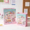 Bolsa de Tote de Cumpleaños de Dibujos Animados Infantil Empaque de Almacenamiento de Regalos Bolsa de Papel Atmosférica Bolsa de Regalo Girly de Alto Valor