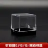 Caja de Muestras de Mineral Herramienta Caja de Muestras de Minerales y Cristales 3.45.16.8cm Exhibidor de Adornos de Cristal Transparente Tamaño Fijo