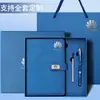 Caja de Regalo Casual para Cuaderno de Negocios con Logo Personalizable, Juego de Cuadernos A5, Cuaderno, Bolígrafo, Memoria USB, Cuaderno