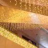 Luces de Barra de Hielo con Atmósfera Exterior, Cadena de Luces de Atmósfera de Cascada de Barra de Hielo Cielo Estrellado, Iluminación de Barra de Hielo para Decoración de Patio al Aire Libre