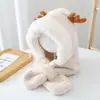 Chapéu Infantil de Inverno Fofo Desenho Animado Panda Chapéu de Pelúcia Chapéu Baotou para Bebês Meninos e Meninas Chapéu Espesso Quente com Proteção para Orelhas