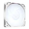 Zorro de Nueve Colas Luna Brillante Gabinete de Computadora de Escritorio Ventilador de Refrigeración Enfriado por Aire 12cm Blanco LED Colorido Luz Grande 4 Pines