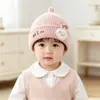HI Sombrero de Animal de Dibujos Animados con Punta Sombrero de Lana para Bebé Sombrero con Protección para las Orejas para Niños y Niñas Sombrero de Tejido Cálido para Otoño e Invierno
