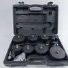 Kit de teste de vazamento do sistema do turbocompressor de 9 peças detector do sistema de polias ferramenta de manutenção automotiva para carros