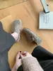Zapatos planos de lana estilo coreano con suela gruesa estilo Birkenstock para mujer, que aumentan la altura, colección de otoño 2026, zapatos de mujer versátiles con puntera redonda y estampado de lunares