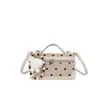 Bolso bandolera para mujer, un bolso de mano de gamuza con lunares de nicho, nueva colección otoño/invierno 2026, moderno y versátil para el uso diario y para ir al trabajo