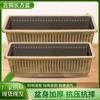 Rectangular Bronce Rectangular Plástico Engrosado Balcón Maceta para Verduras Lirios Acuáticos Pecera Tira Principal Caja de Siembra Venta al por Mayor