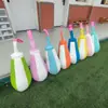 Accesorios para Parque Infantil Interior Saco de Boxeo de PVC Saco de Arena Palo de Obstáculos para Búsqueda del Tesoro en el Bosque Aro Colgante