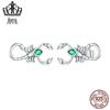 Brincos de escorpião em prata de lei s925 com zircônia Evelle design de personalidade simples e misterioso brincos atacado