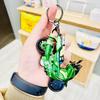Mini llavero de dibujos animados con clip para muñeca, modelo de coche de aleación con forma de motocicleta de fuego genial, juguete para regalo