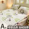 2026 Nuevo Otoño/Invierno Calidez Engrosada Clase A Leche Polar Estampado Acolchado Falda de Cama Juego de Tres Piezas para Hogar Dormitorio Polar