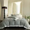 Terciopelo de Leche Juego de Cuatro Piezas Antiestático Invierno Engrosado Cálido Coral Terciopelo Sábanas Rosa Funda de Edredón Ropa de Cama