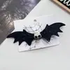 Acessórios de Cabelo Engraçados Europeus e Americanos Transfronteiriços para Halloween Festa Festival Festival dos Fantasmas Caveira Morcego Grampo de Cabelo Grampo de Cabelo Atmosférico Adorno de Cabeça