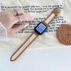 Adecuado para Correa de Apple Watch applewatch654321SE Lienzo Pieza Pieza Hueco iwatch Correa Simple