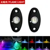 Luzes de Chassi de Carro Transfronteiriças LED Sete Cores Luzes Modificadas de Chassi Liga de Alumínio Luzes de Rede de Tanque Off-Road