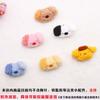 Accesorios Cabeza Animal de Dibujos Animados Algodón Felpa Teddy Perro Broche DIY Bolsa Adorno para la Cabeza Accesorios Mapache Venta al por Mayor