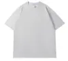 Camiseta Personalizada Processada para Publicidade Masculina Solta Cor Lisa Camiseta Básica 240g Pesada de Alta Qualidade Camiseta Cultural Pode Ser Bordada