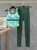 Ropa Deportiva a Prueba de Golpes con Espalda en I para Mujer, Conjunto de Ropa Deportiva de Color Contrastante y Espalda Bonita para Correr y Yoga, Dos Piezas Estilo Nuevo